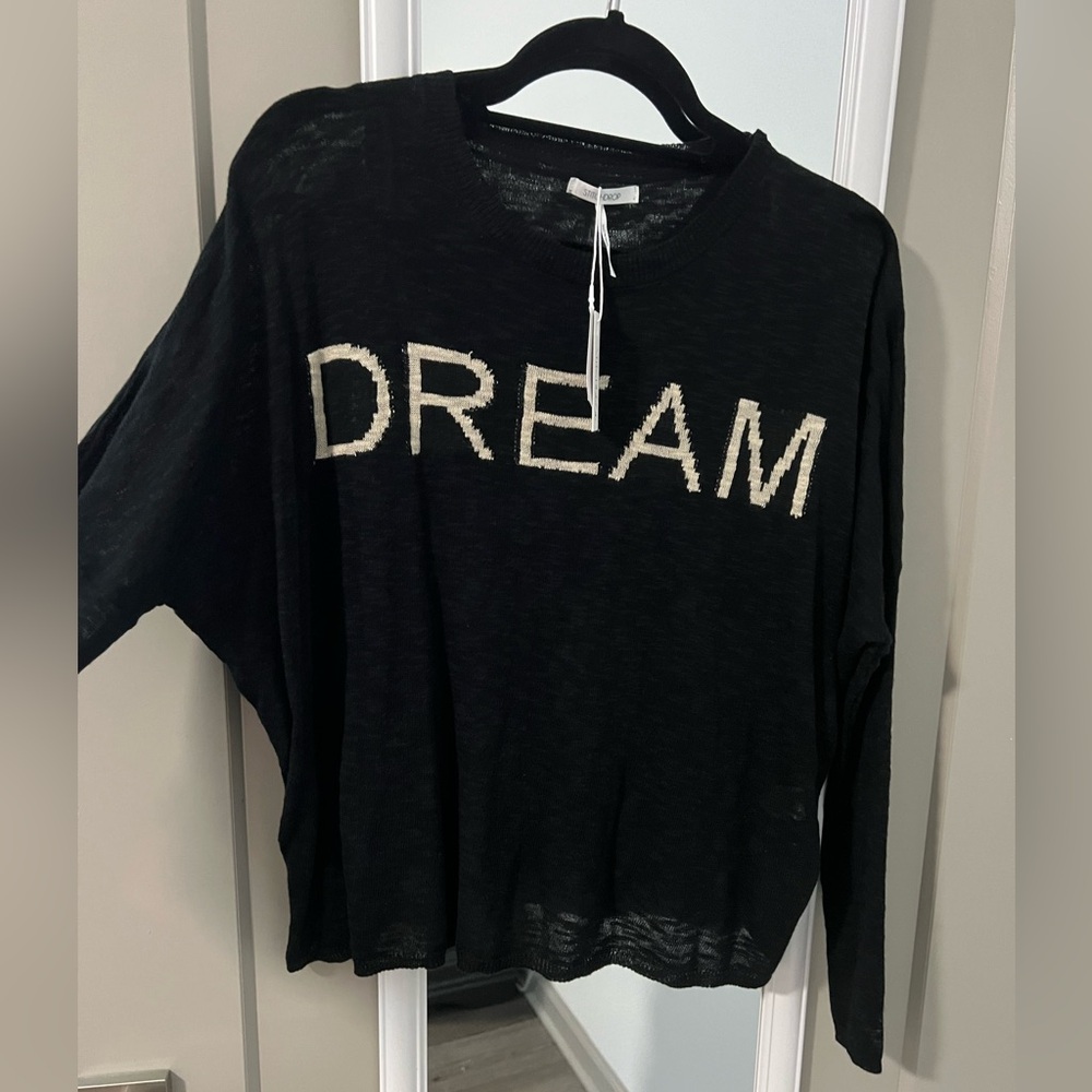 Stitch Drop Sandcastle Sweater “DREAM” - Picture 2 of 9
